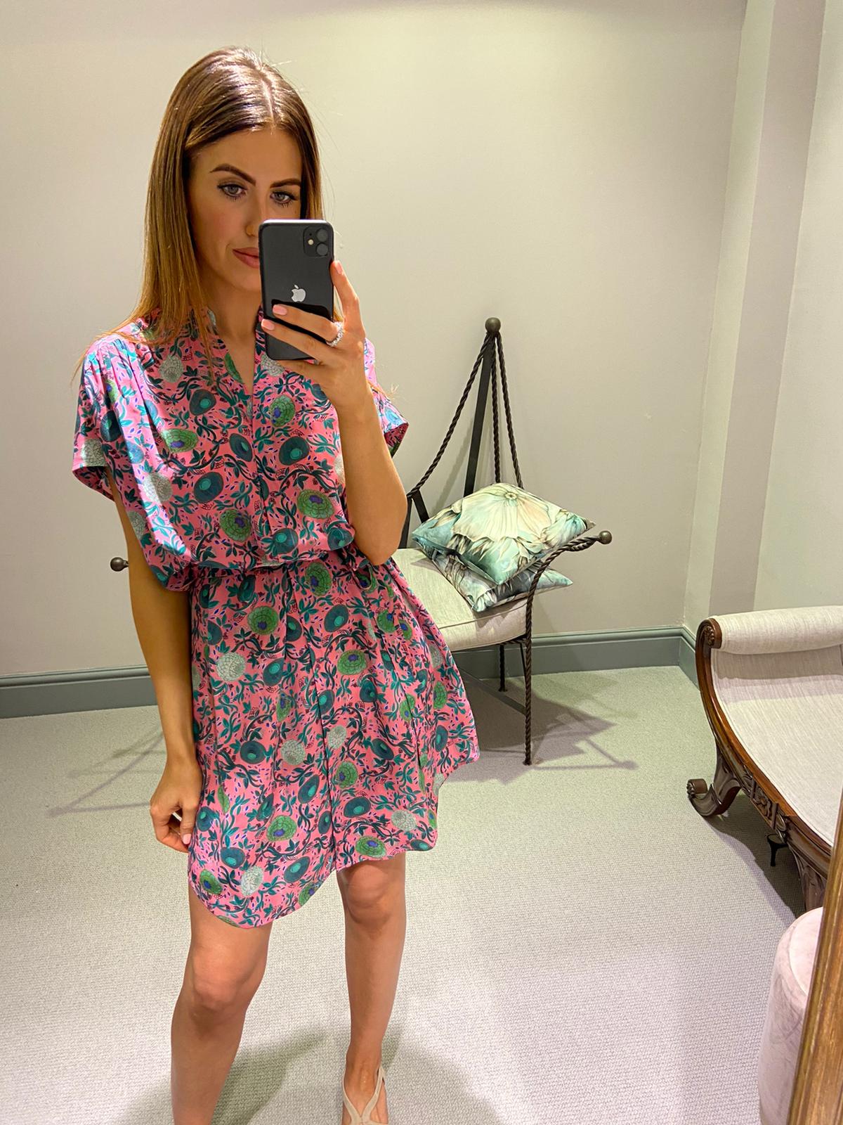 Saloni Tilda Pink Dress | Coco Boutique
